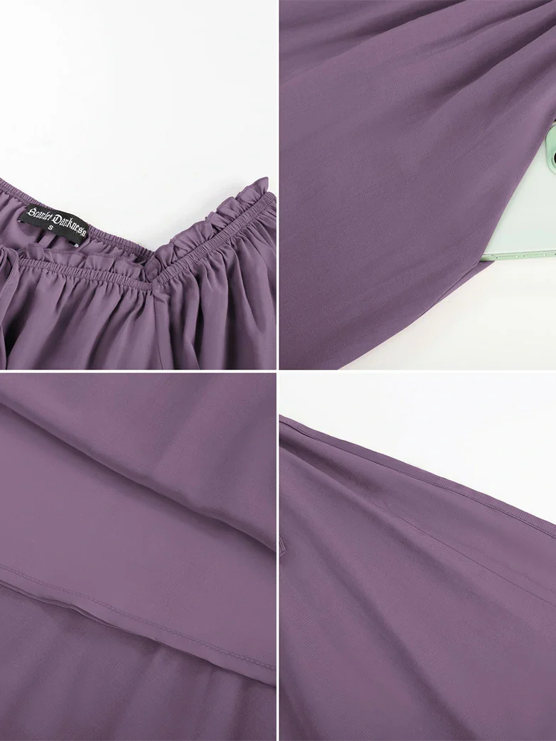Renaissance Fairy Slit Sleeve Pockets Maxi Dress - Image 10