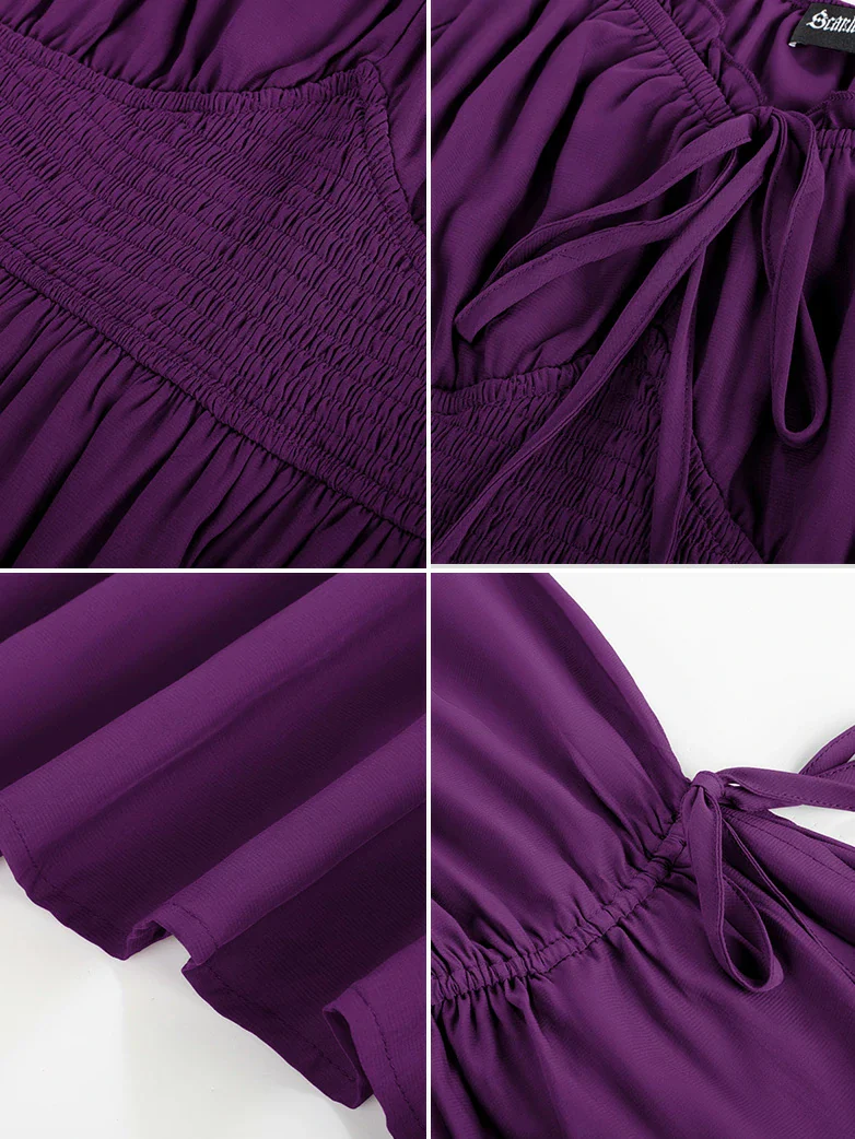 Renaissance Fairy Slit Sleeve Pockets Maxi Dress - Image 20