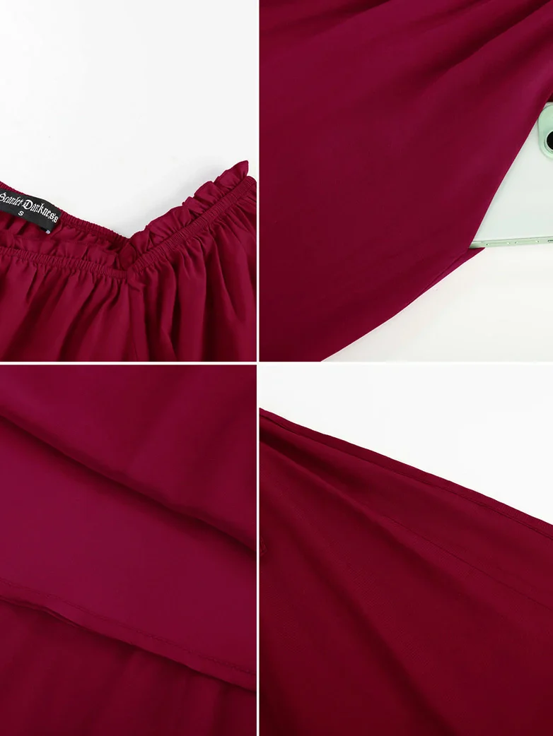 Renaissance Fairy Slit Sleeve Pockets Maxi Dress - Image 24