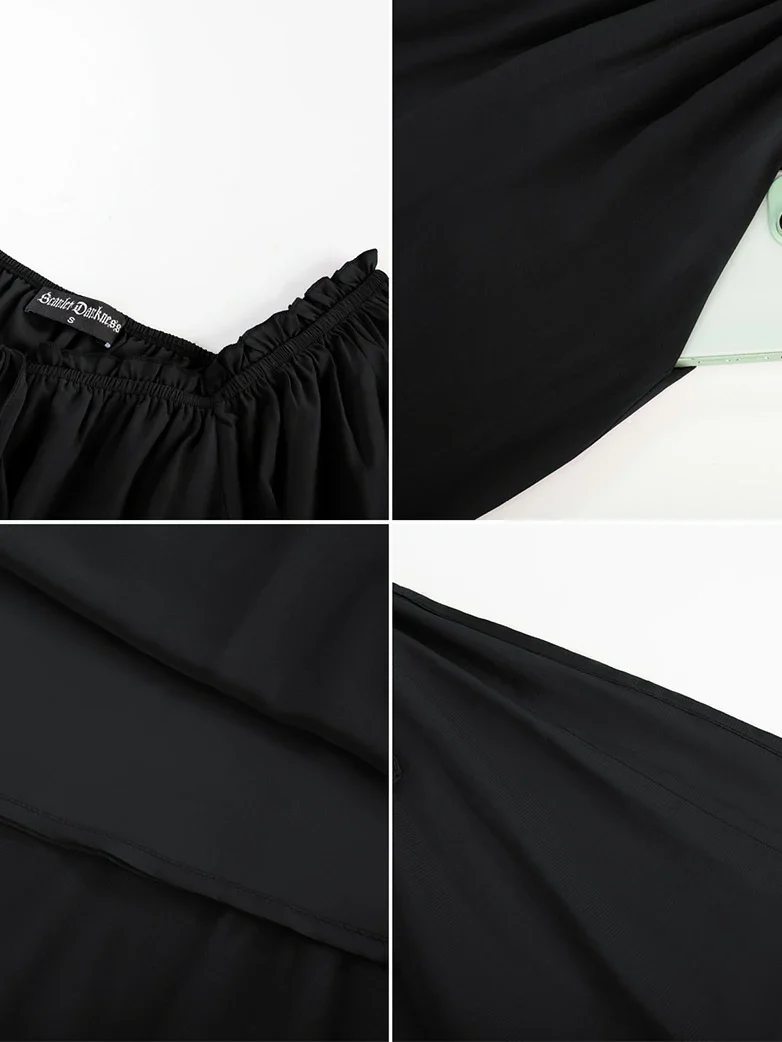 Renaissance Fairy Slit Sleeve Pockets Maxi Dress - Image 29