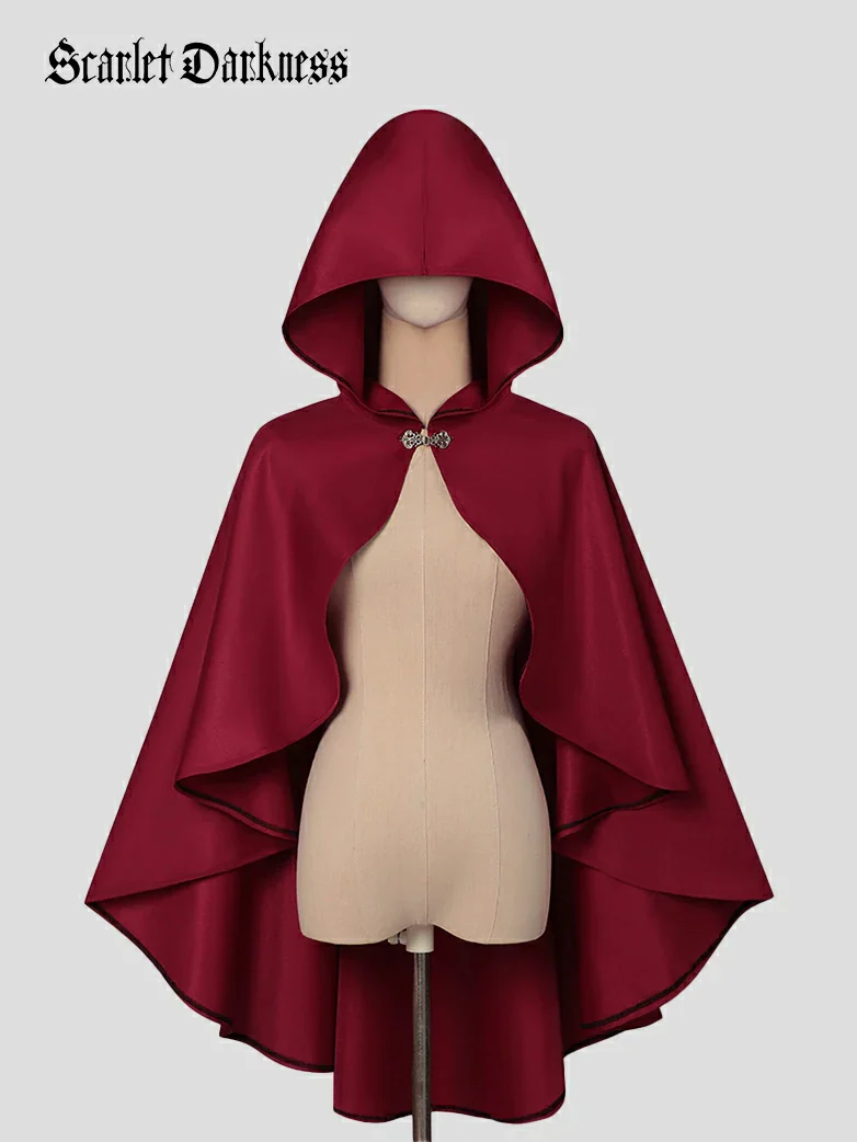 2025 Renaissance Wizard Short Hooded Cloak - Image 2