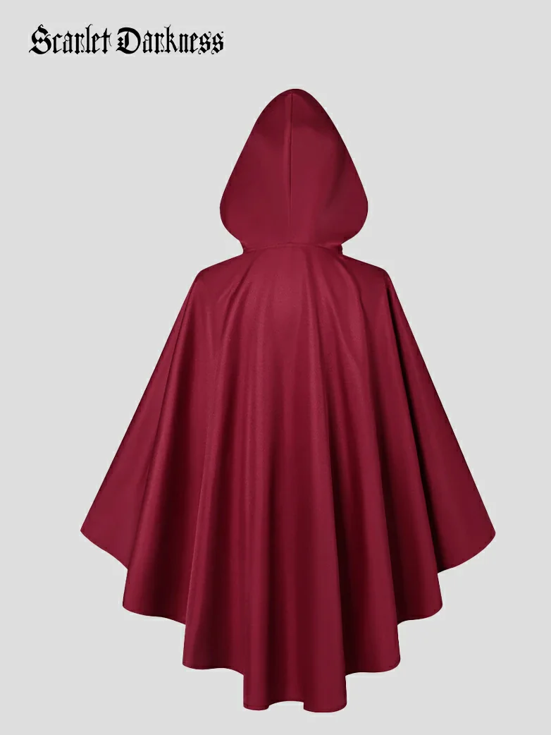 2025 Renaissance Wizard Short Hooded Cloak - Image 3
