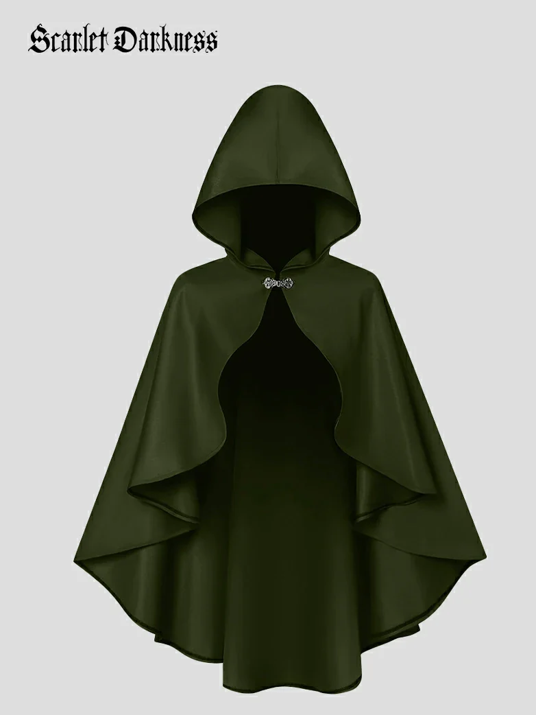 2025 Renaissance Wizard Short Hooded Cloak - Image 5
