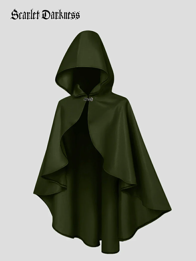 2025 Renaissance Wizard Short Hooded Cloak - Image 6