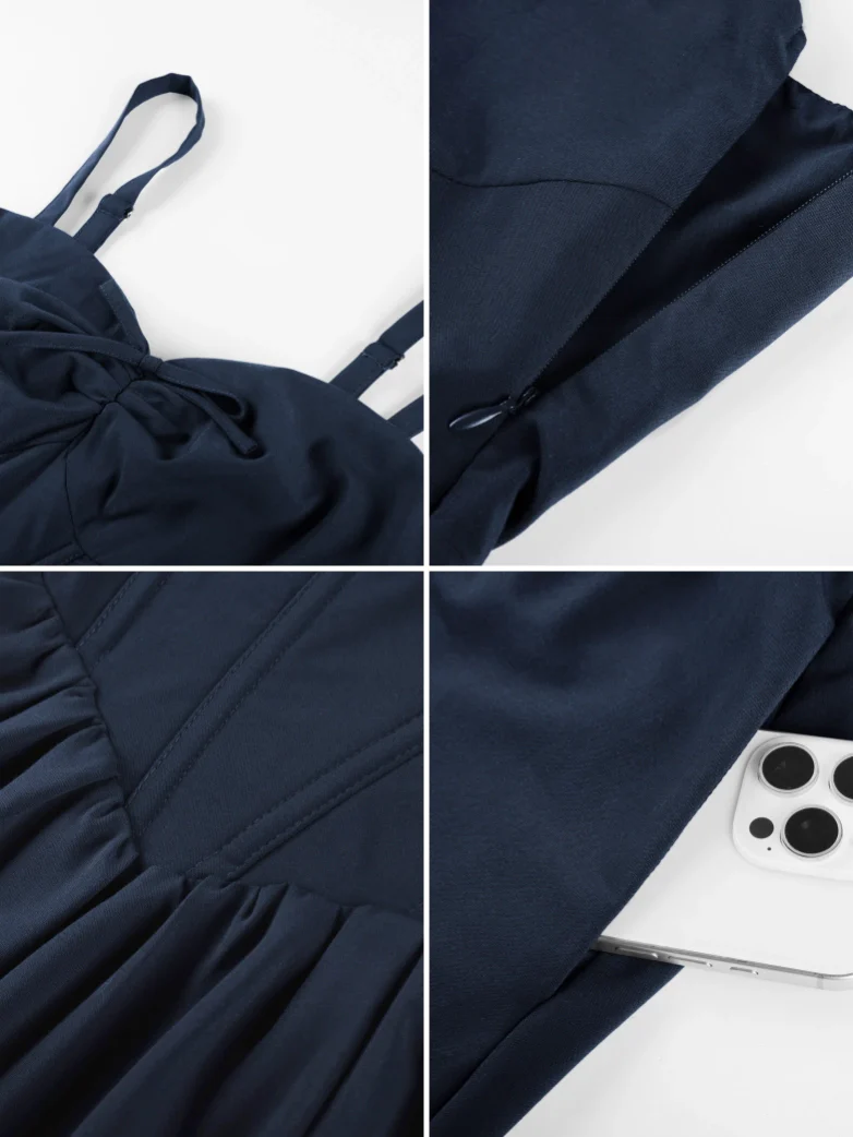 Victorian Slit Corset Party Dress with Pockets - Image 17