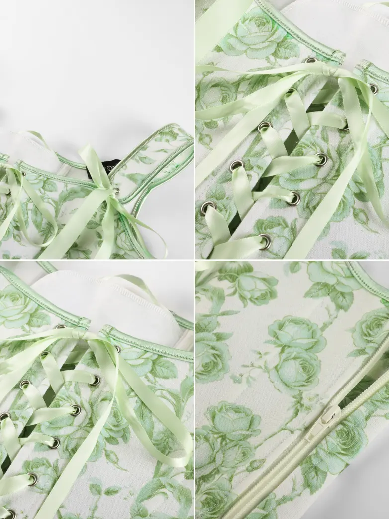 Versatile Cottagecoree Corset Floral Corset Top - Image 35