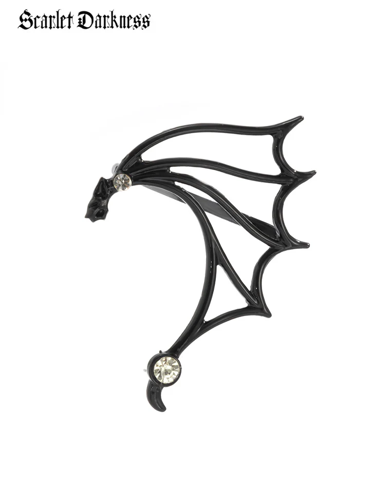 Gothic Fairy Wing Earring - Image 2