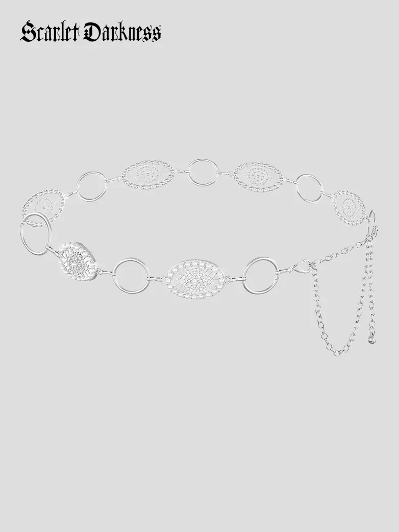 Boho Metal Moon Waist Belt - Image 3