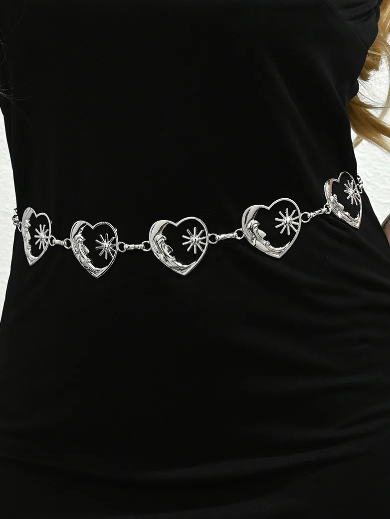Boho Metal Moon Waist Belt - Image 6
