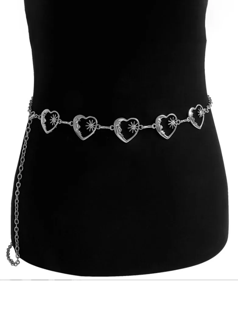 Boho Metal Moon Waist Belt - Image 9