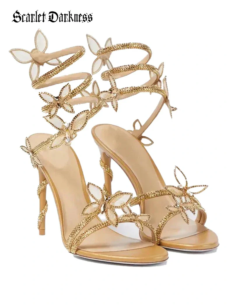 Butterfly High Heel Sandals