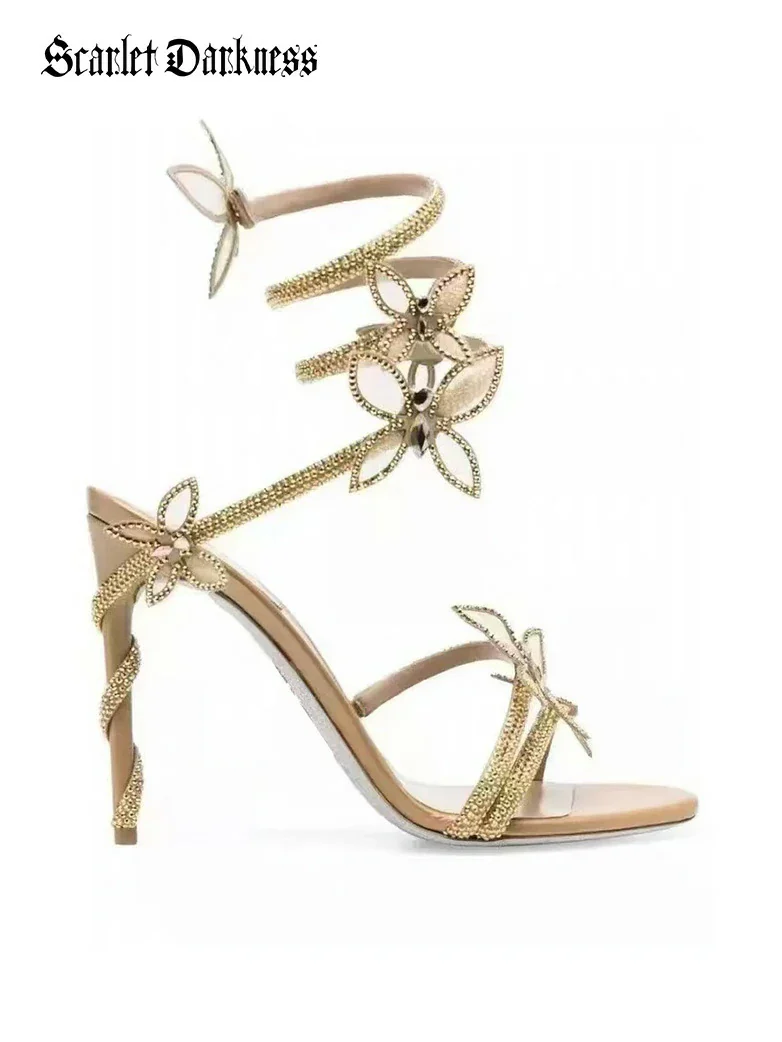 Butterfly High Heel Sandals - Image 2