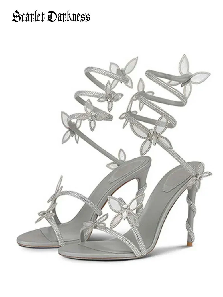 Butterfly High Heel Sandals - Image 4