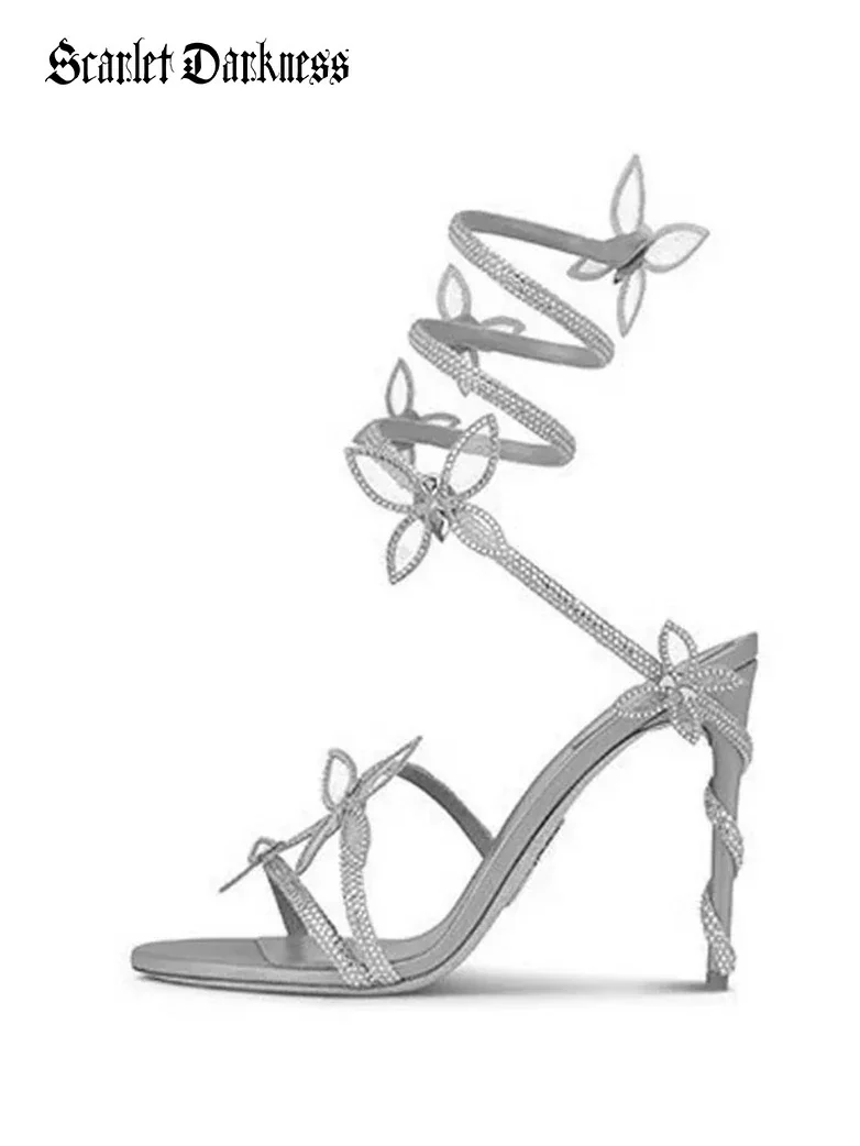 Butterfly High Heel Sandals - Image 5