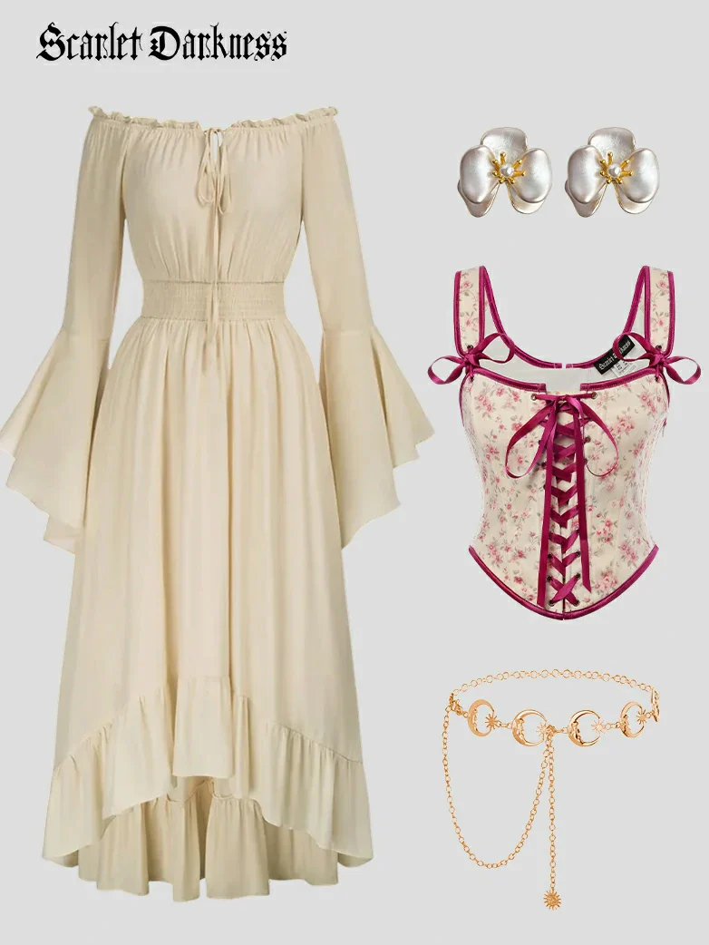 Christmas X Vintage Cottage Costume Scarlet Darkness