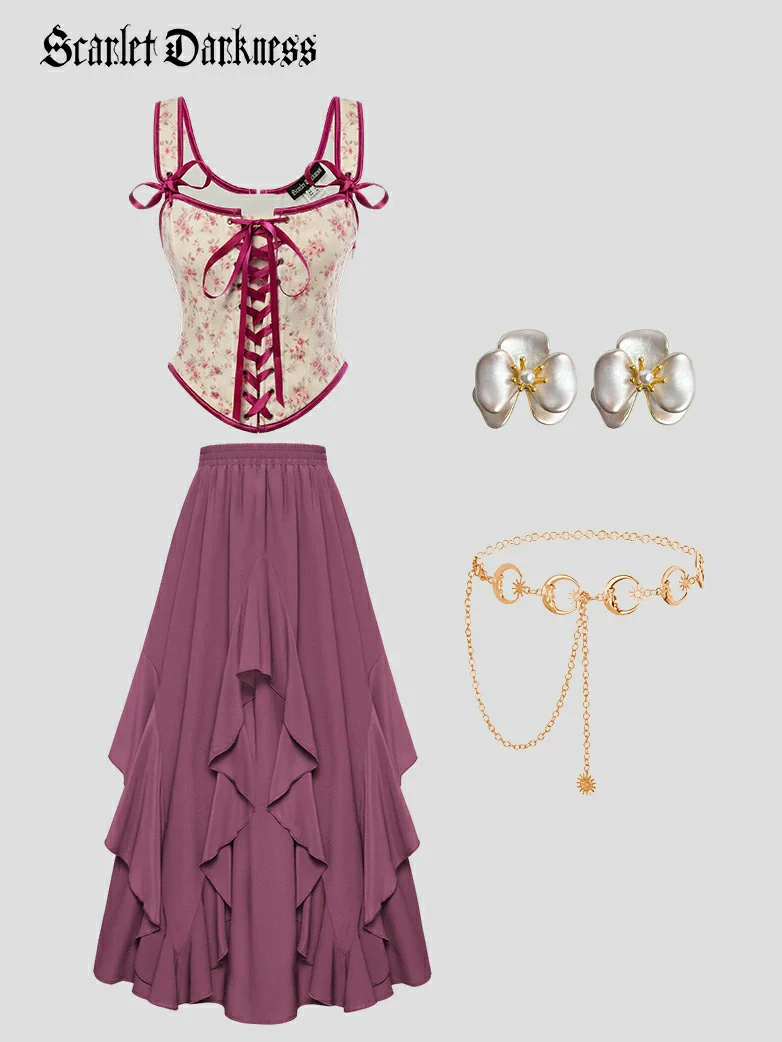 Christmas X Vintage Cottage Costume Scarlet Darkness - Image 10