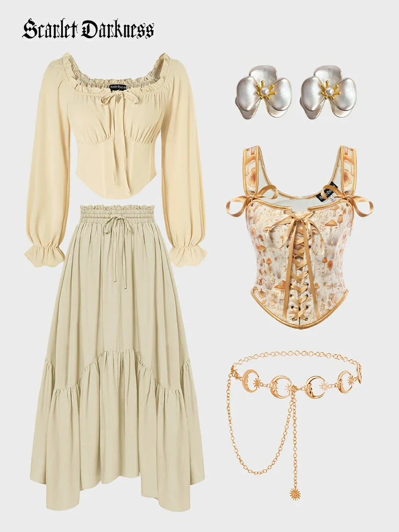 Christmas X Vintage Cottage Costume Scarlet Darkness - Image 4