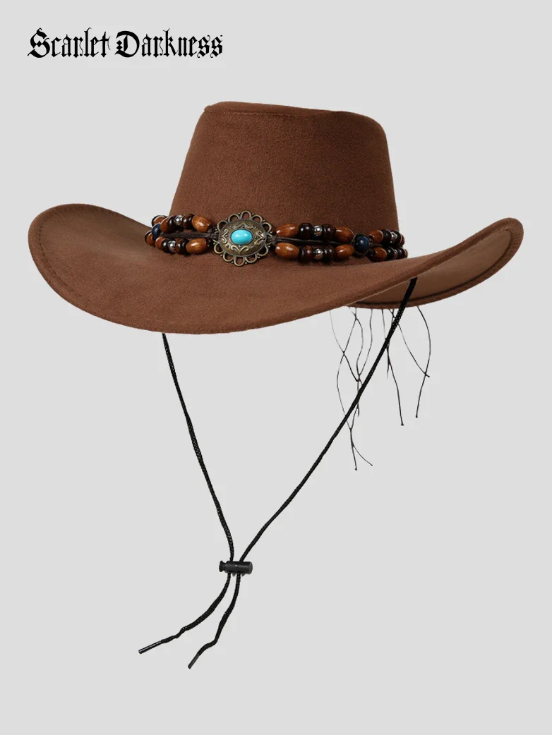 Cowboy Western Leather Hat