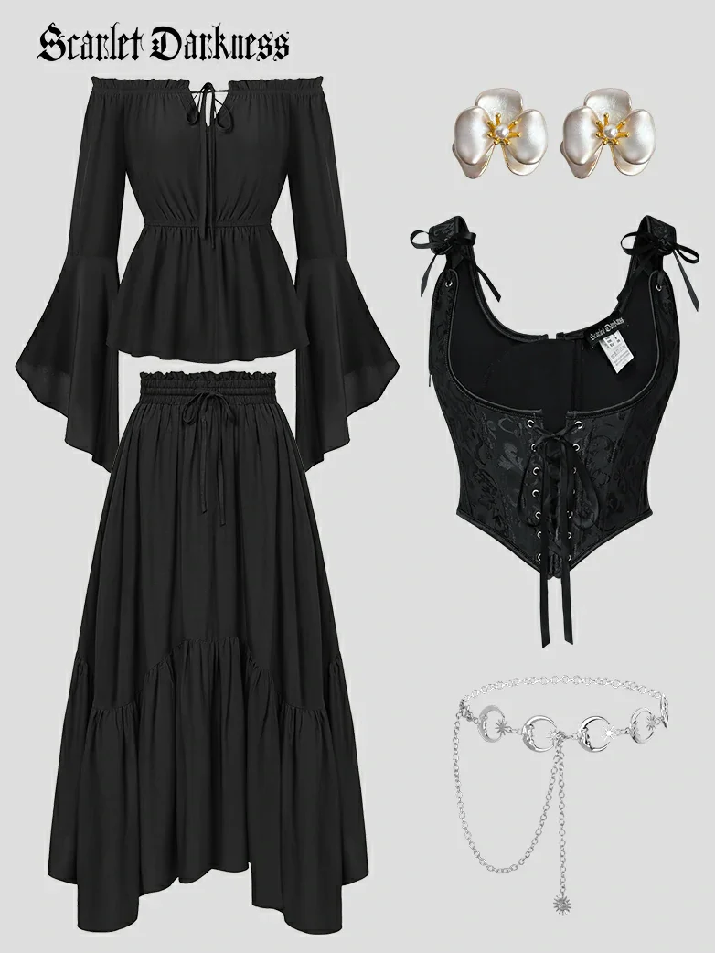 Crimson Peak X Vampire Gothic Costume Scarlet Darkness - Image 19