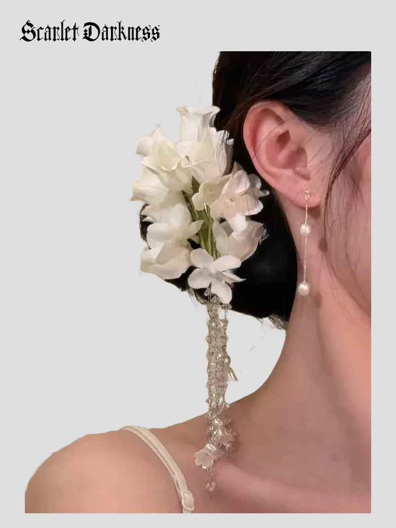 Renaissance Fairy Lily of the Valley Hair Clamp - Image 3