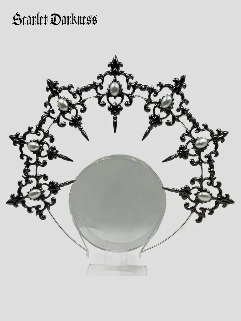 Gothic Halo Metal Crown Headpiece