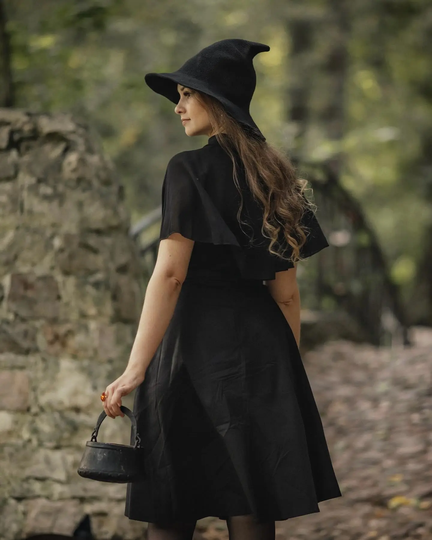 Gothic Witch Knitting Hat