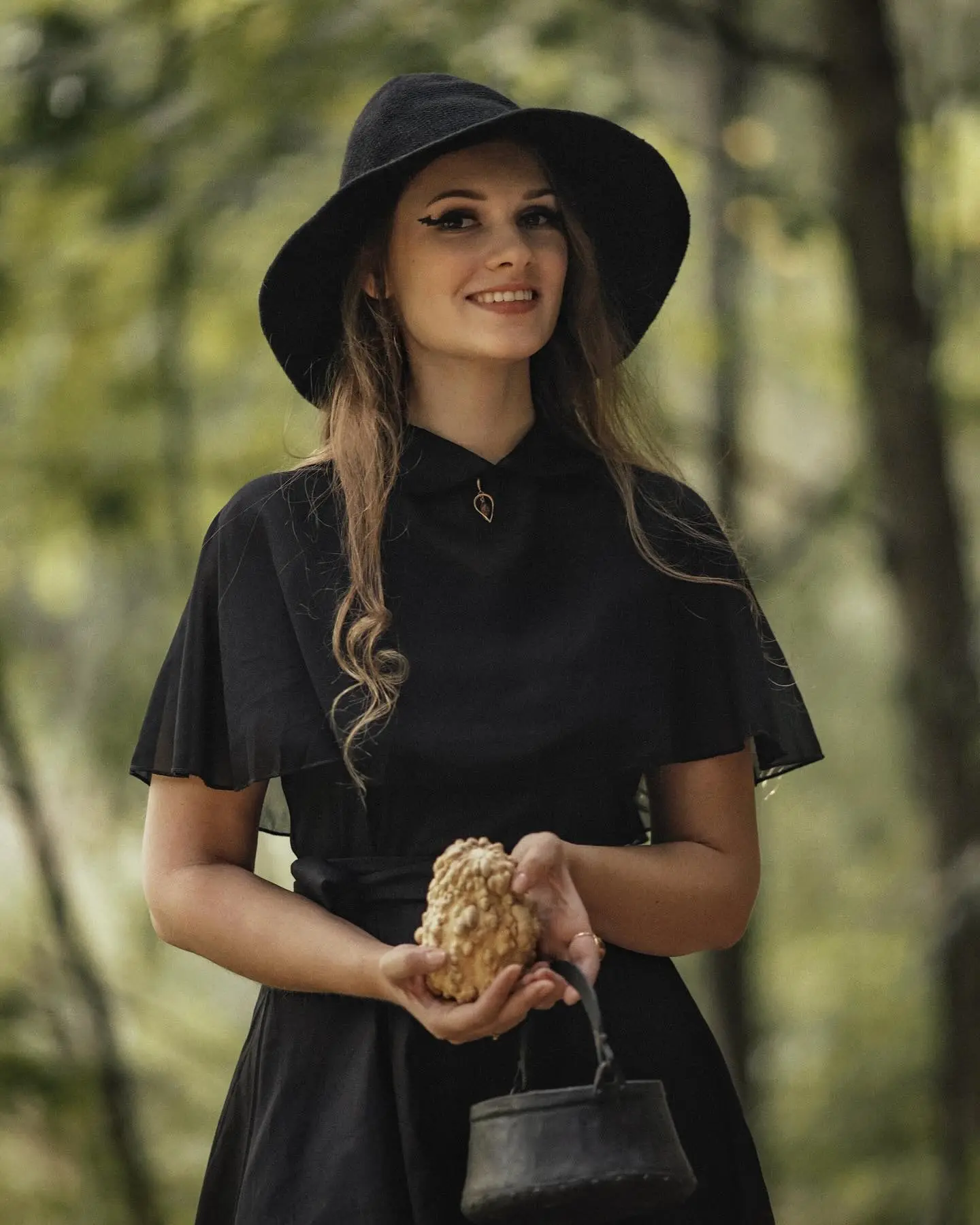 Gothic Witch Knitting Hat - Image 5