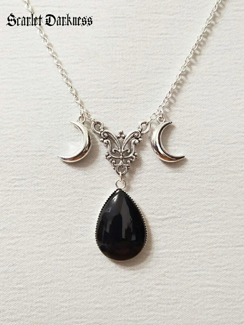 Gothic Queen Gemstone Necklace - Image 2