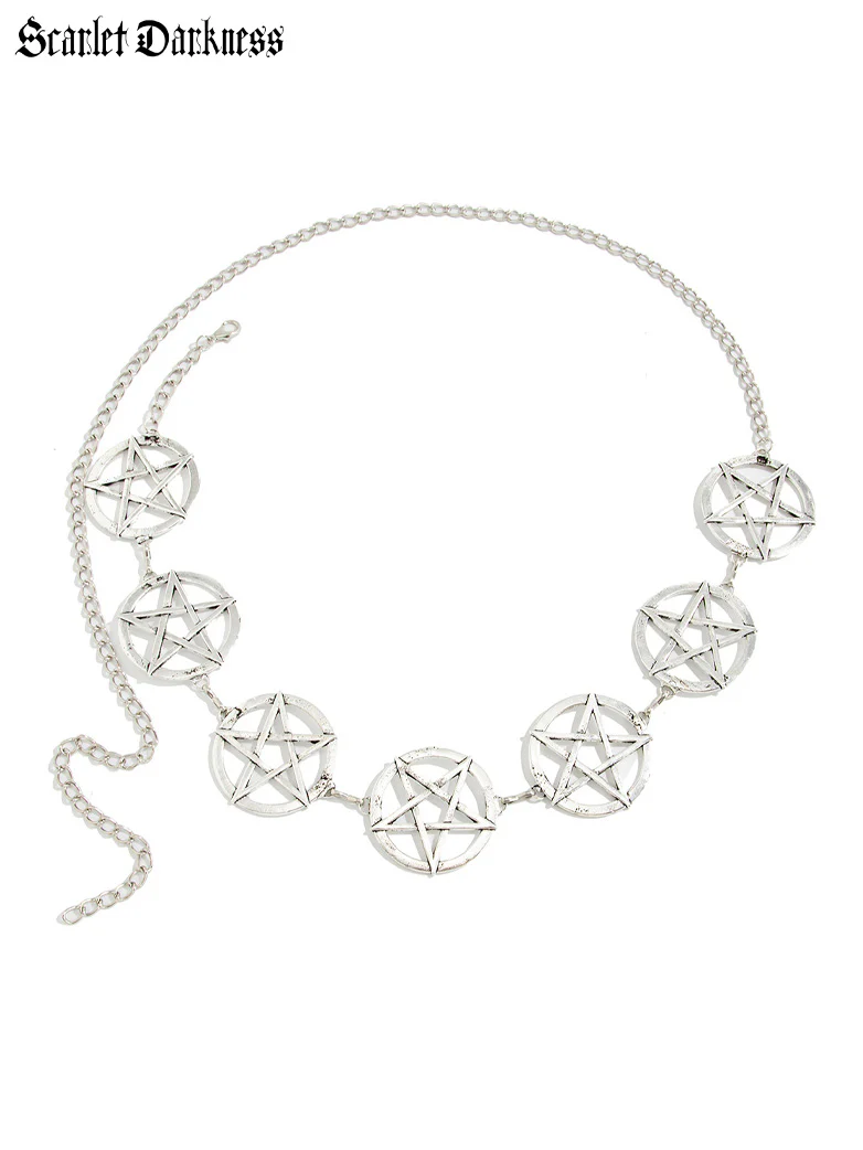 Punk Witch Star Waist Chain