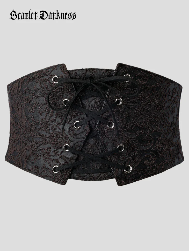 Lace Retro Vintage Elastic Lacing Corset Belts - Image 33