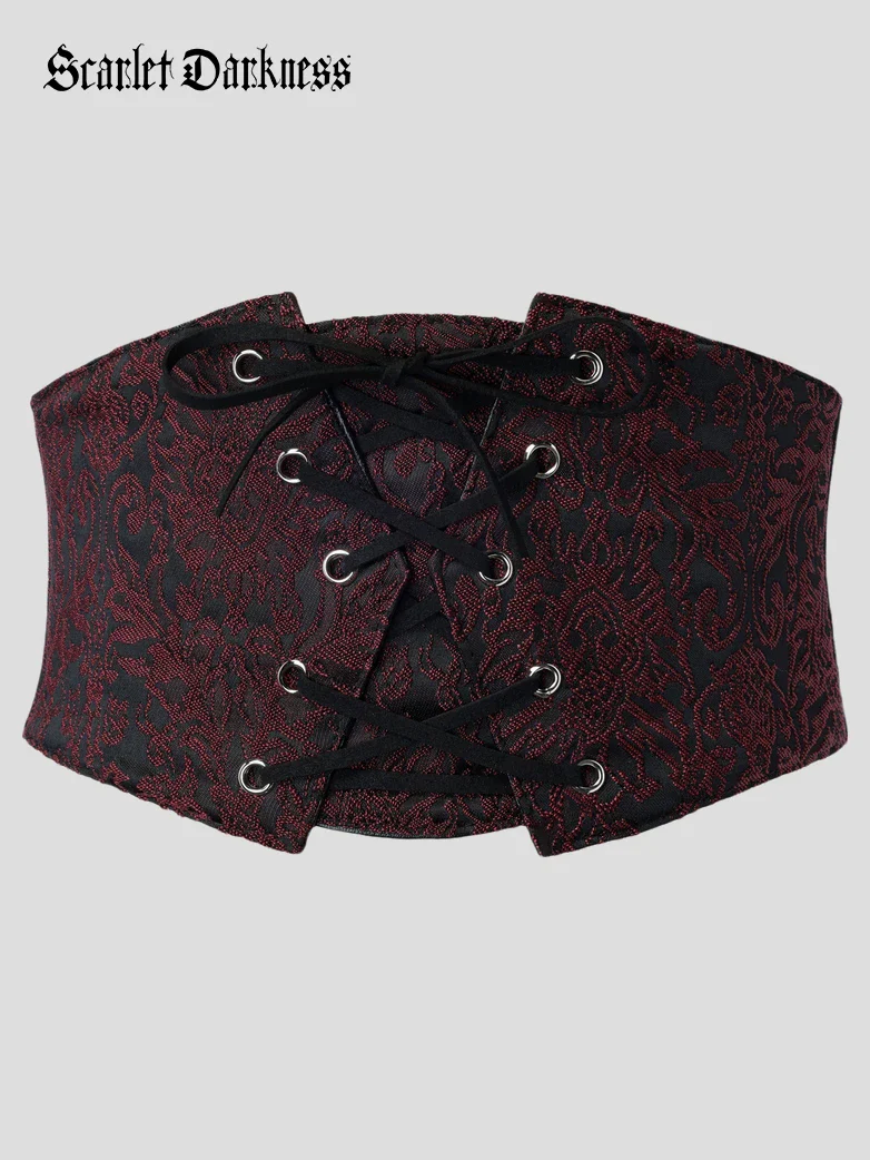 Lace Retro Vintage Elastic Lacing Corset Belts - Image 39