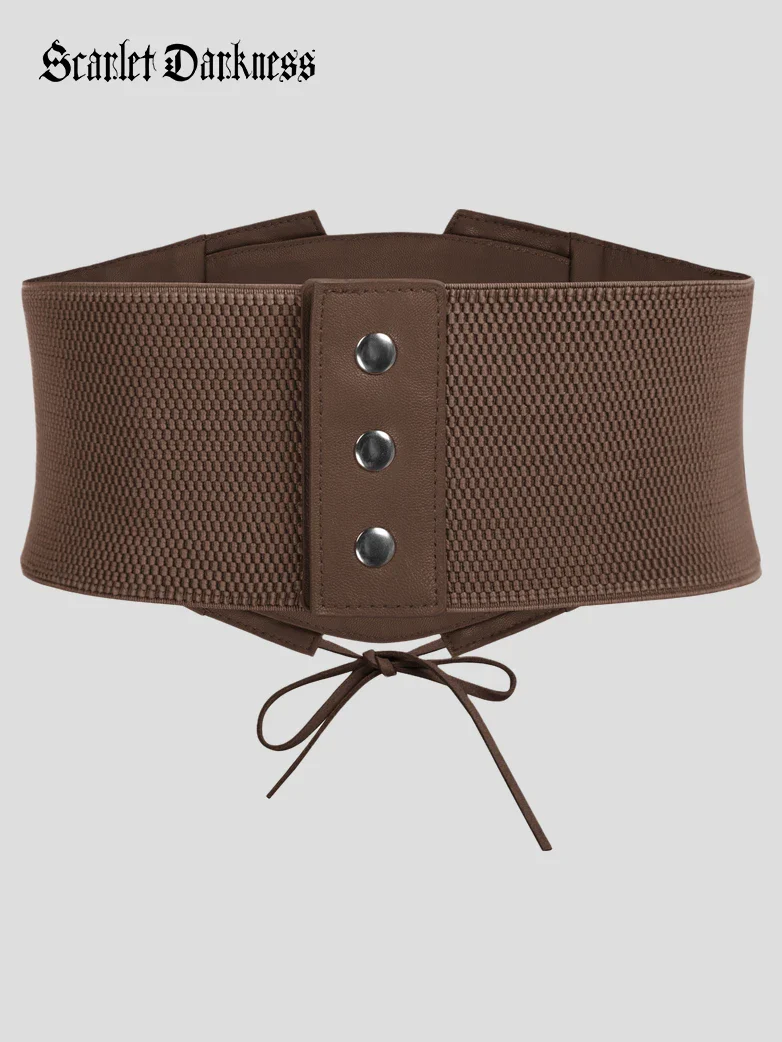 Lace Retro Vintage Elastic Lacing Corset Belts - Image 48