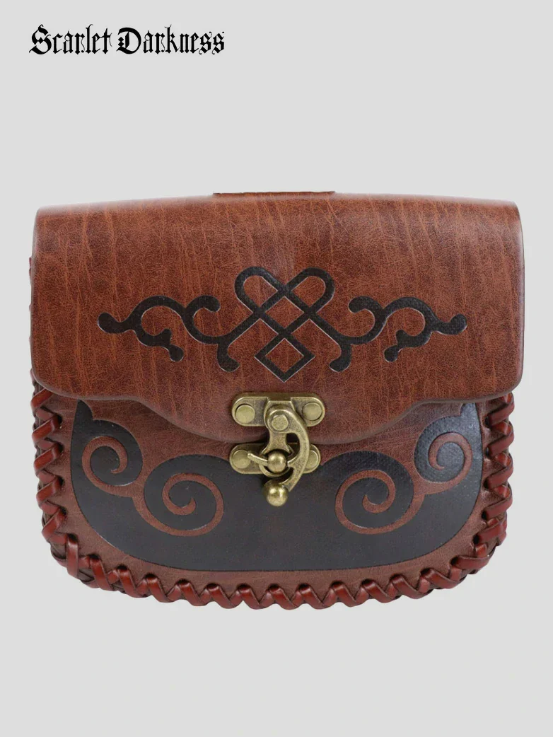 Renaissance Knight Leather Waist Belt Set - Image 6