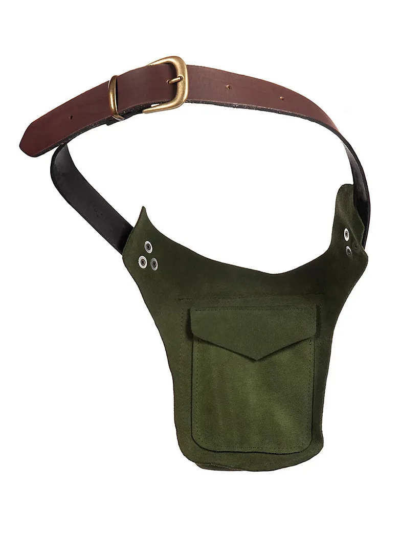 Medieval Studded Suede Waist Bag - Image 3
