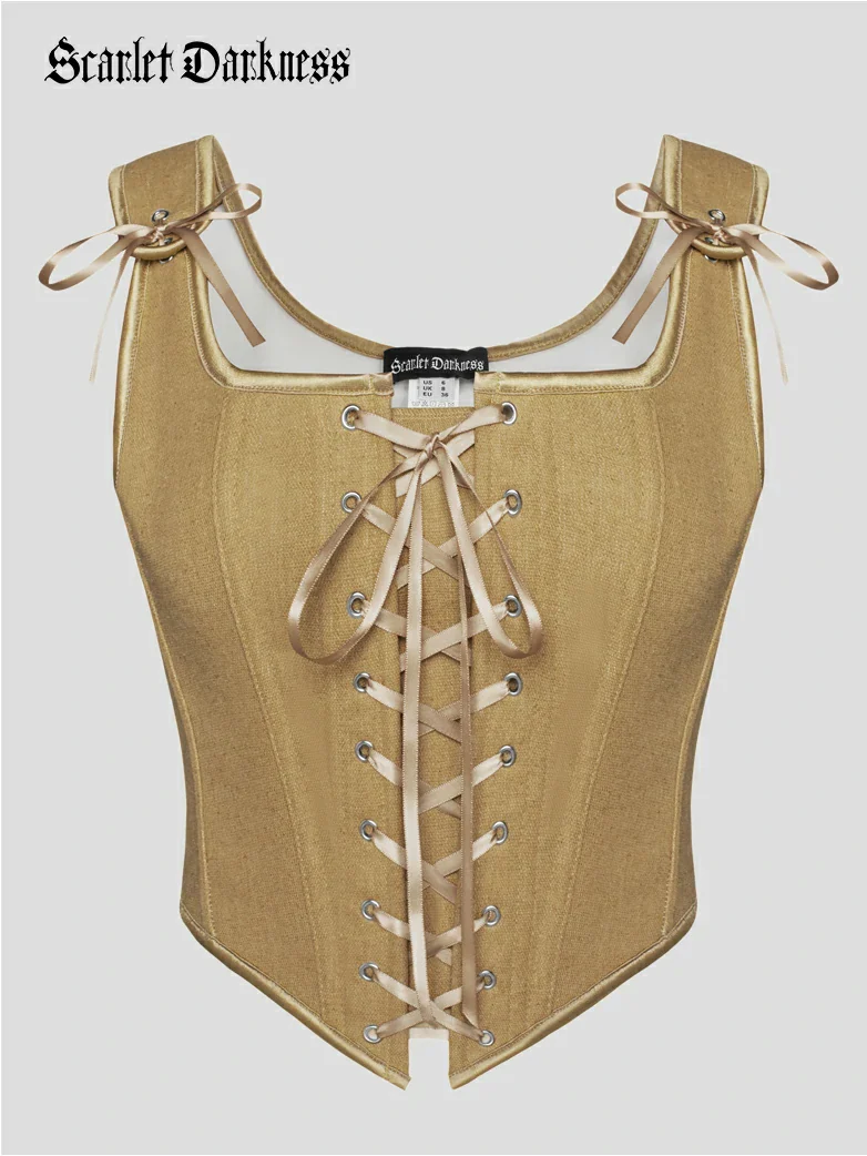 Lace-up Ren Faire Corset Top for Festival and Cosplay - Image 19