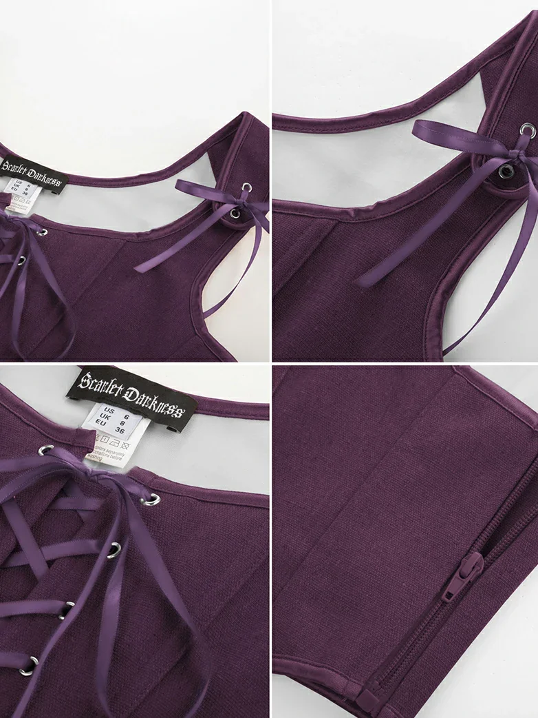 Lace-up Ren Faire Corset Top for Festival and Cosplay - Image 30
