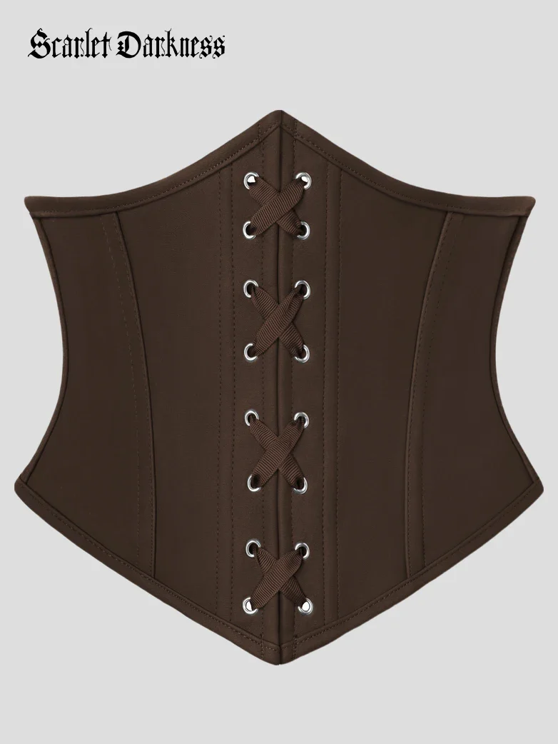 Renaissance Lace Up Corset Waist Cincher Belt - Image 16