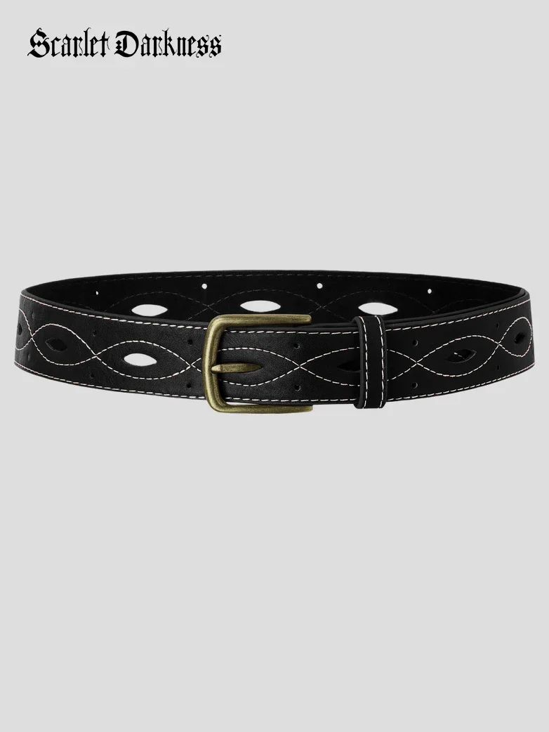 2026 Renaissance Leather Buckle Waist Belt - Image 8