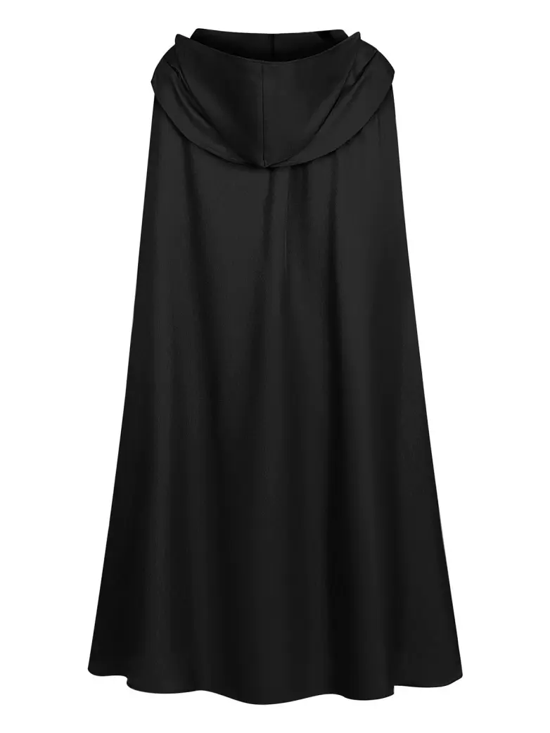 Renaissance Medieval Hooded Cloth Cloak - Image 2
