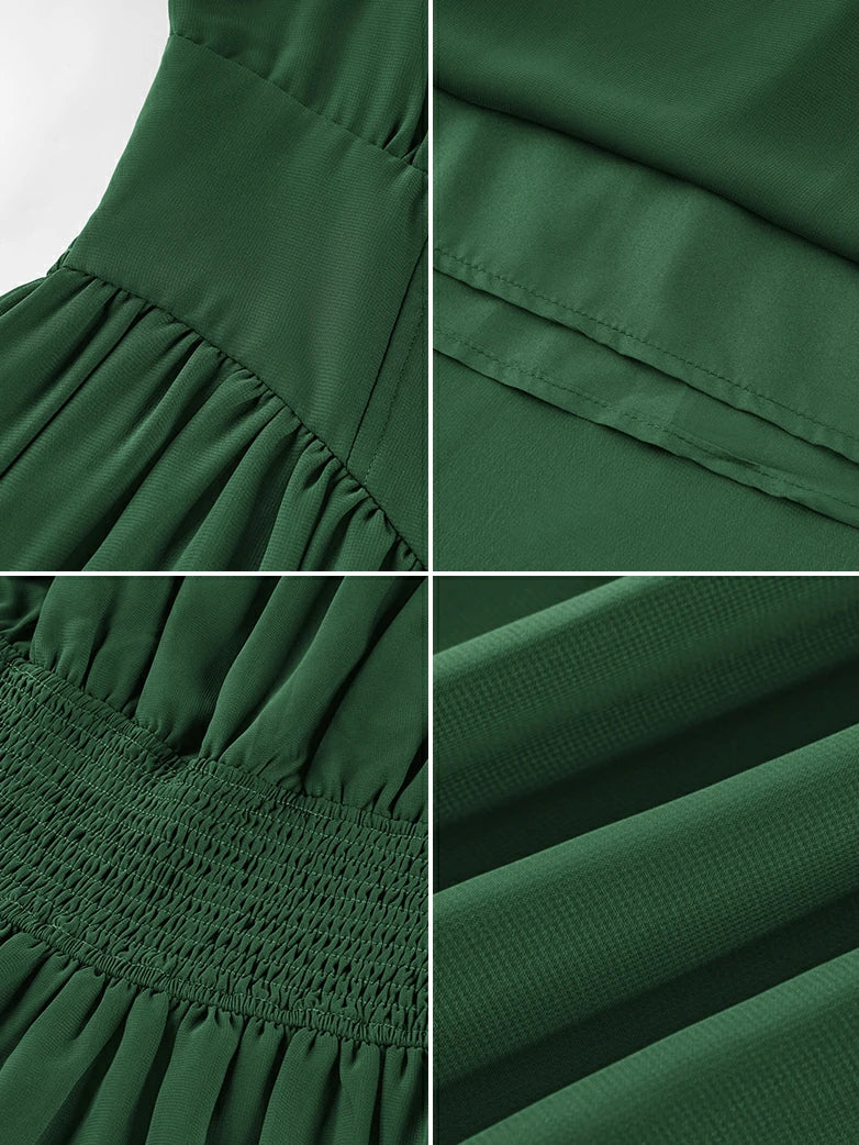 Renaissance Off Shoulder Milkmaid Pockets Dress - Image 39