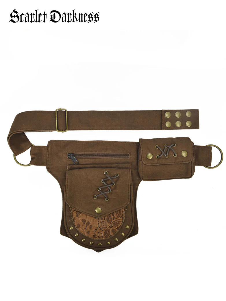 Renaissance Festival Rivets Belt Bag
