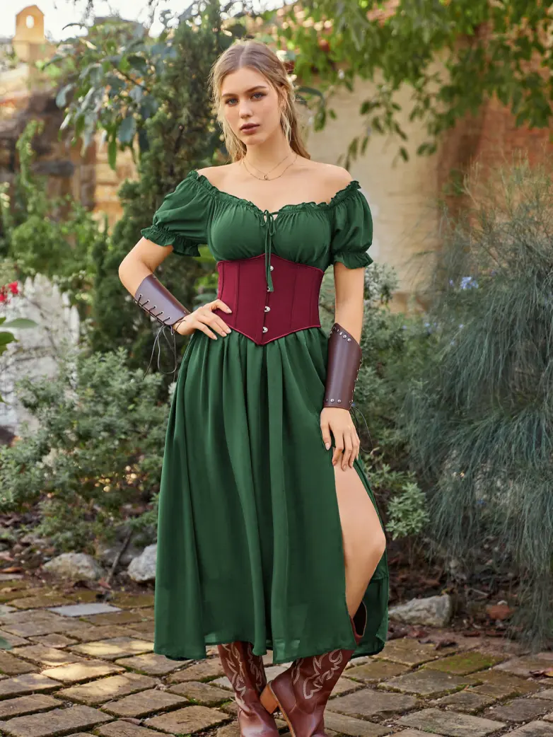 Renaissance Waist Corset Belt Metal Hook Shapewear - Image 13