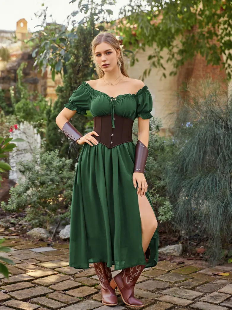 Renaissance Waist Corset Belt Metal Hook Shapewear - Image 18