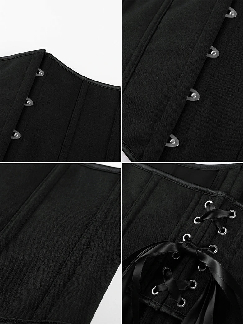 Renaissance Waist Corset Belt Metal Hook Shapewear - Image 4