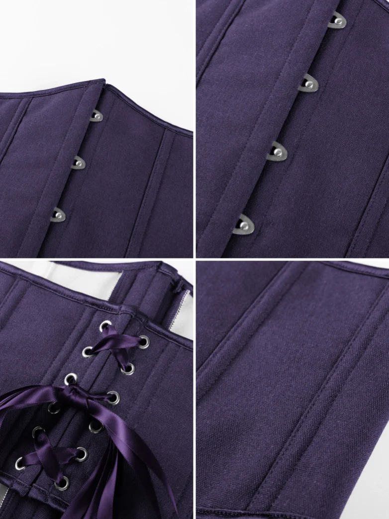 Renaissance Waist Corset Belt Metal Hook Shapewear - Image 42