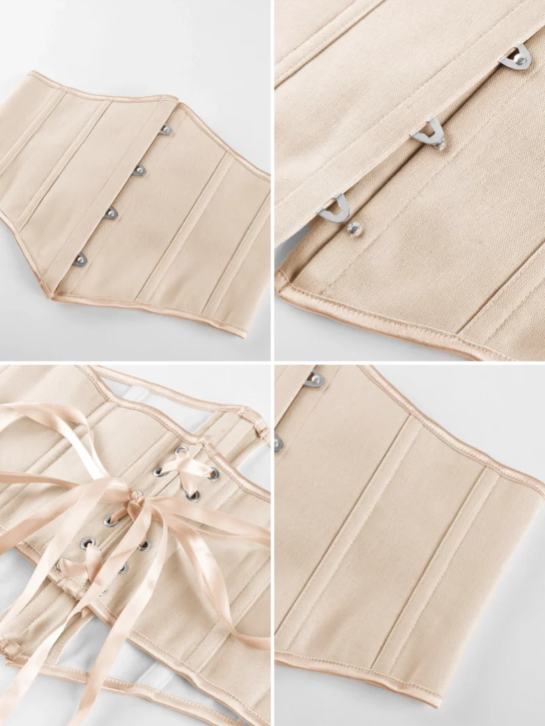 Renaissance Waist Corset Belt Metal Hook Shapewear - Image 47