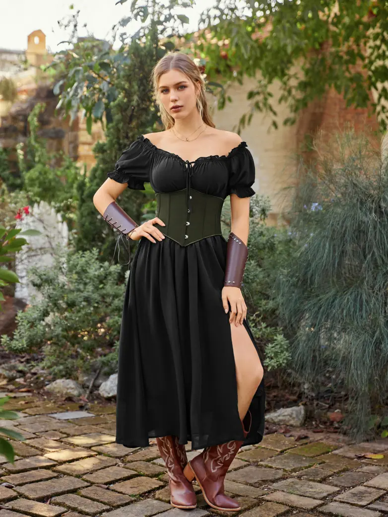 Renaissance Waist Corset Belt Metal Hook Shapewear - Image 54