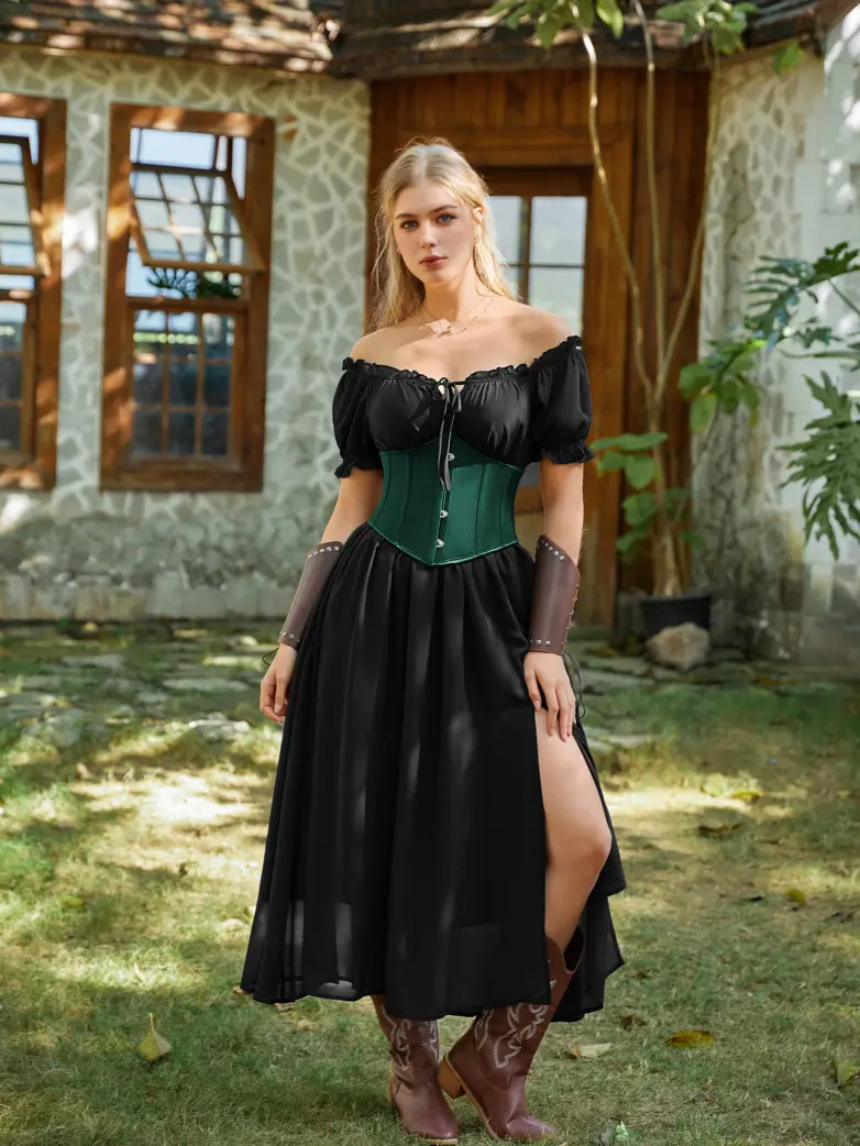 Renaissance Waist Corset Belt Metal Hook Shapewear - Image 8