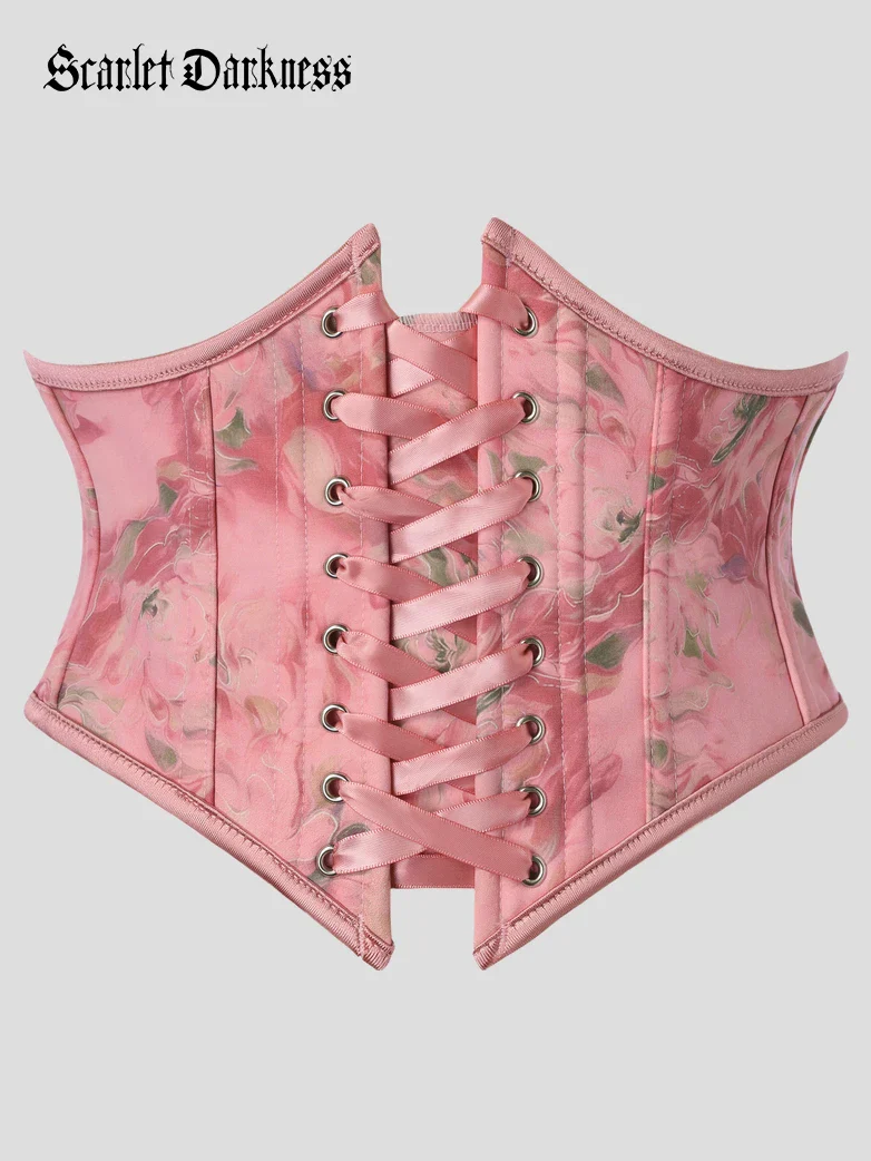 Renaissance Corset Belt with 14 Boned Waist Cincher - Image 74