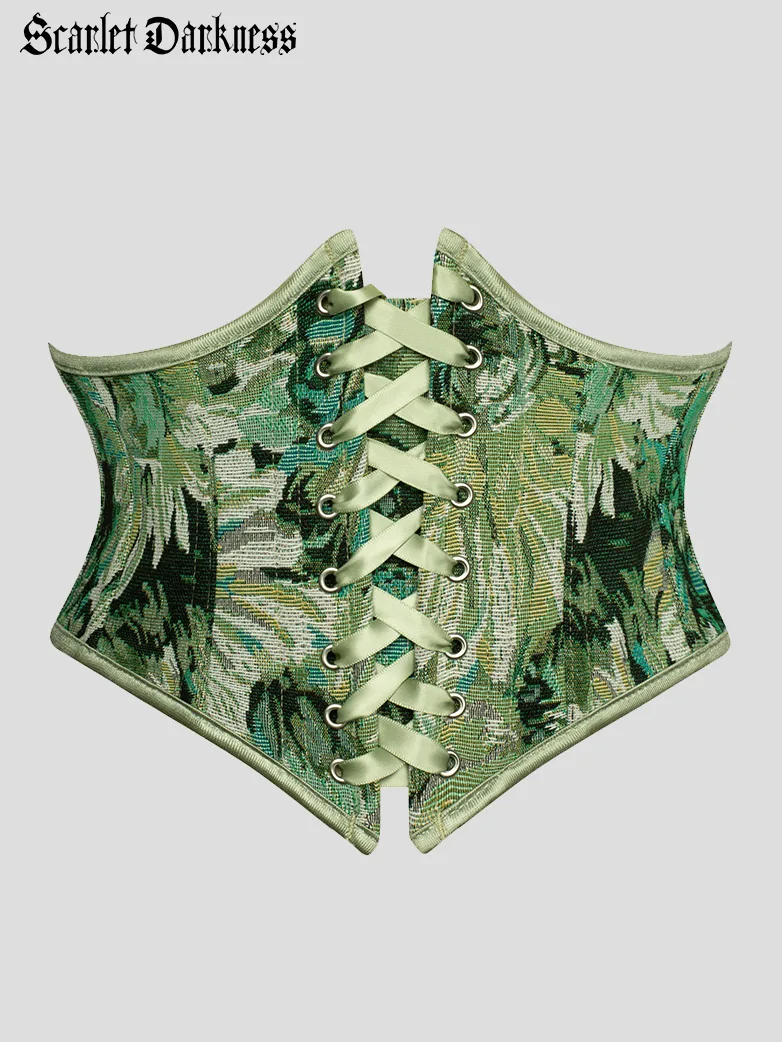 Renaissance Corset Belt with 14 Boned Waist Cincher